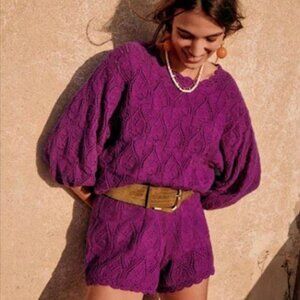 Sezane Sailor Sweater (violet)